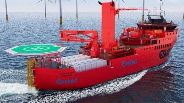 first methaol-fueled SOV for offshore wind farm