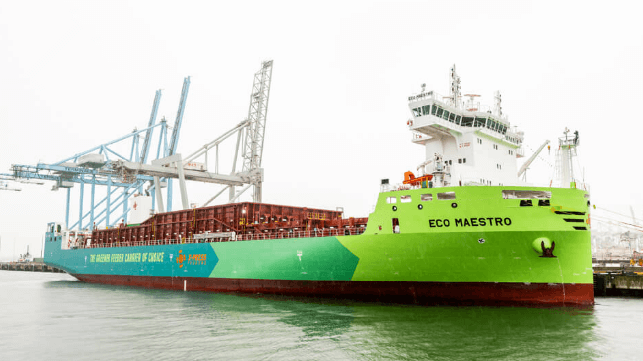 methanol fueled containership