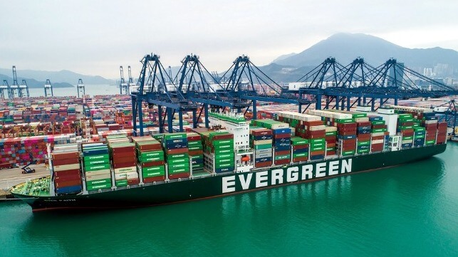Evergreen containership 