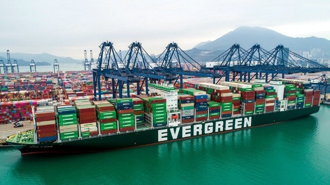 Evergreen containership