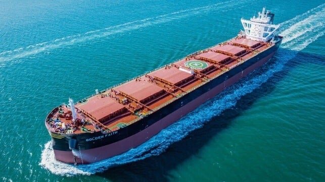Golden Ocean dry bulk vessel