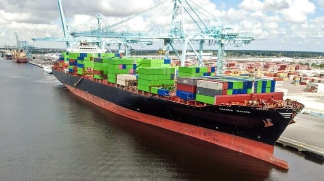 sanctioned containership