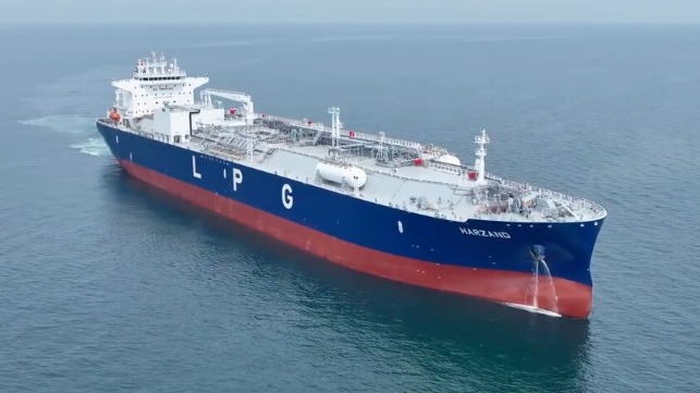 largest gas carrier delivered