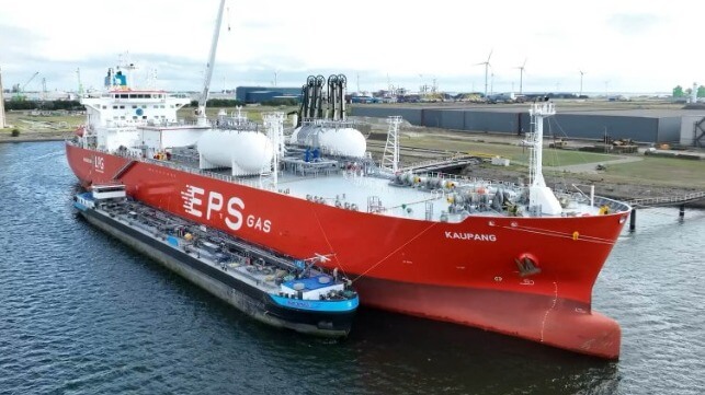 Latest Biofuel Pilot Demonstrates Emission Reductions from Pilot Fuel Use 1 EPS gas carrier