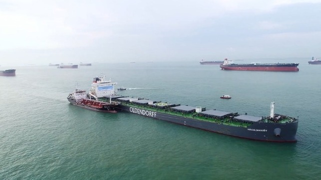 First Test Of Biofuel In Singapore Conducted By Bhp And Oldendorff