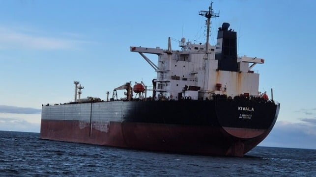 detained stateless tanker