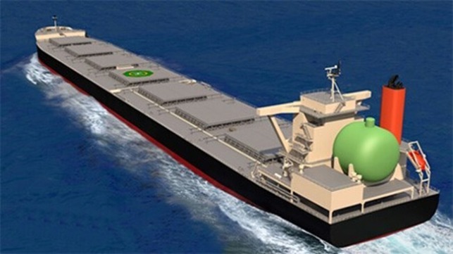 Japanese R&D to reduce methane slip and demonstrate on coal carrier