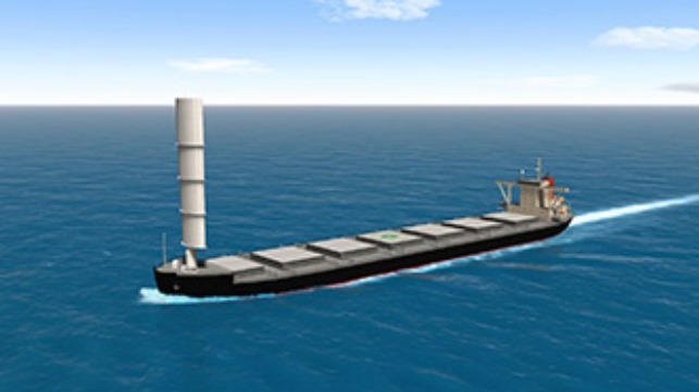 reducing emissions from bulk carrier
