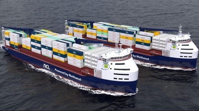 Norway's first methanol-fueled containerships