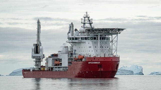 Antarctic resupply ship diverts after fire