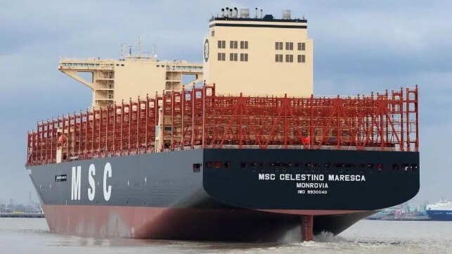 MSC acepta el próximo ultragrande a medida que comienza la era de los grandes buques portacontenedores 1 Portacontenedores ultra grandes