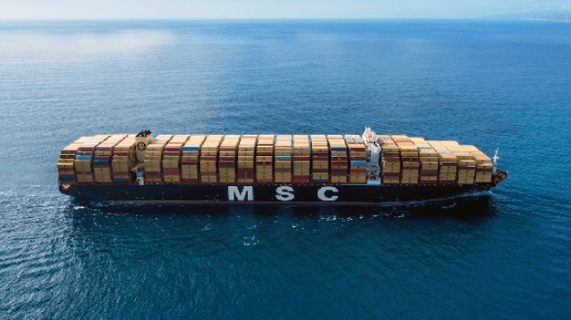MSC largest container shipping line 