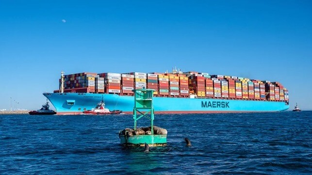 Maersk record profits while seeing congestionand rising costs