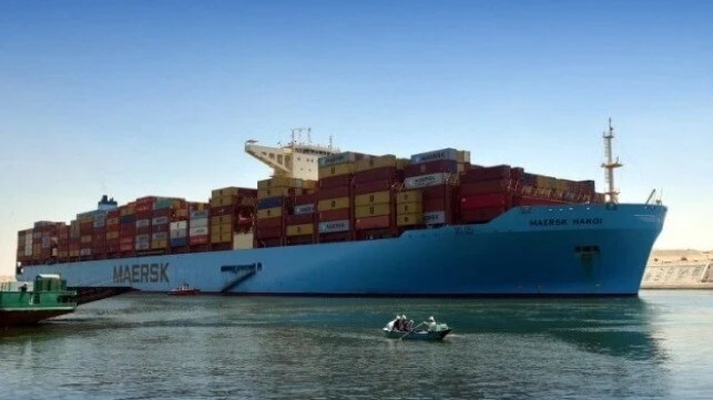 Maersk containership Suez Canal