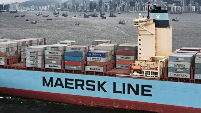 Maersk outlook for slowing growth and environmental regulations