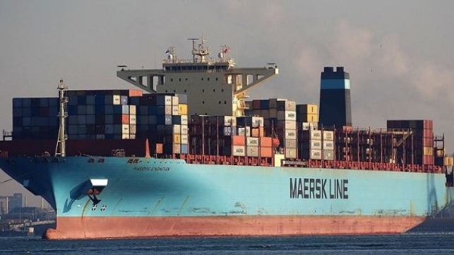 Maersk significant container loss overboard