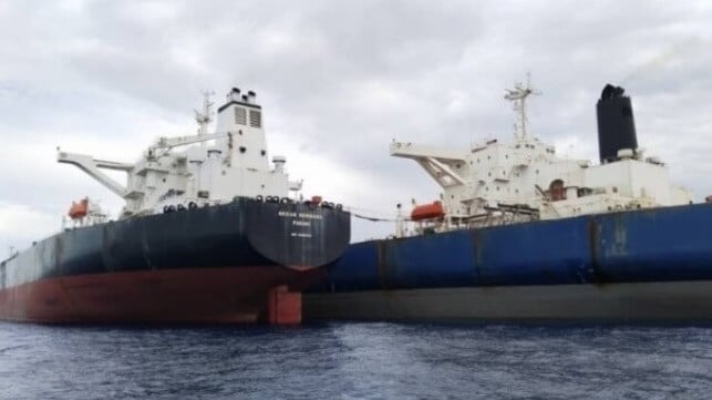tanker oil transfer