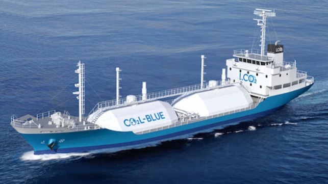 Liquified CO2 carrier