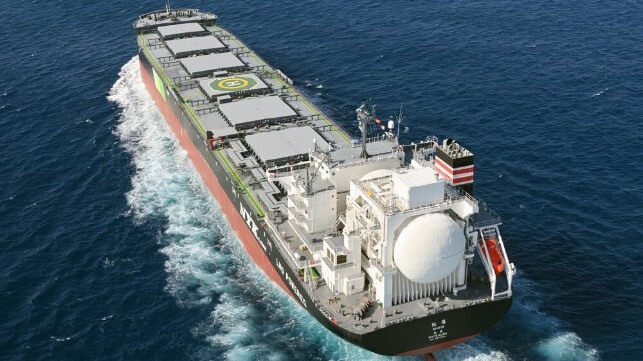 NYK pone en servicio el primer granelero Panamax propulsado por GNL a medida que crece la flota de GNL 1 Granelero alimentado con GNL