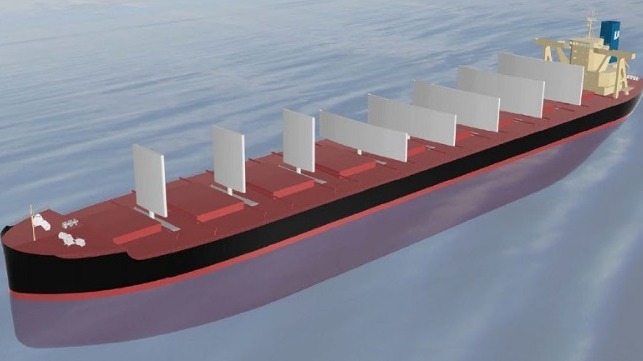 wind propulsion or a bulk carrier