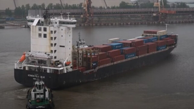 Chinese containership
