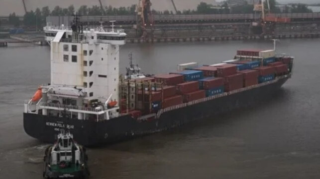 Chinese containership