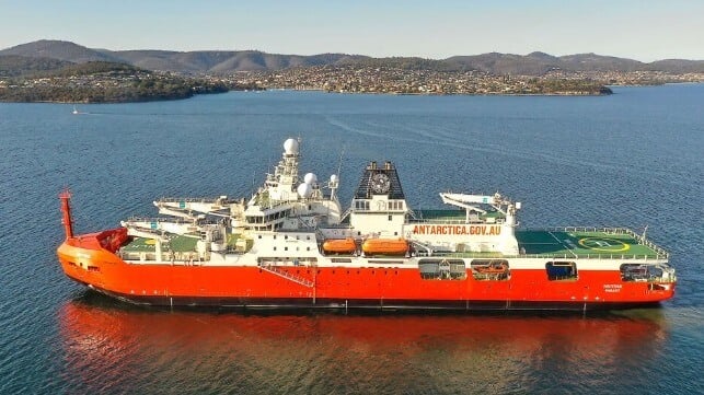 Australian research ship Nuyina