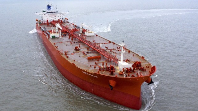 tanker earns first notation for quiet underwater operations
