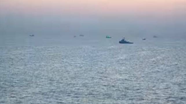 vessels at anchor