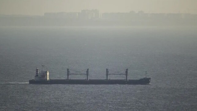 bulker departing Odesa