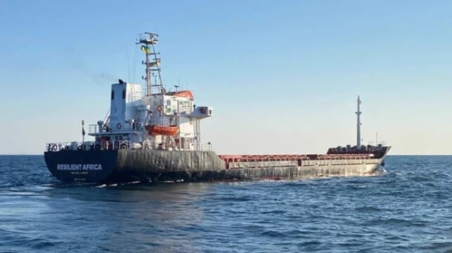 grain ship departing Ukraine