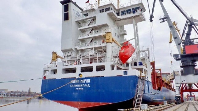 ship registered in Russia
