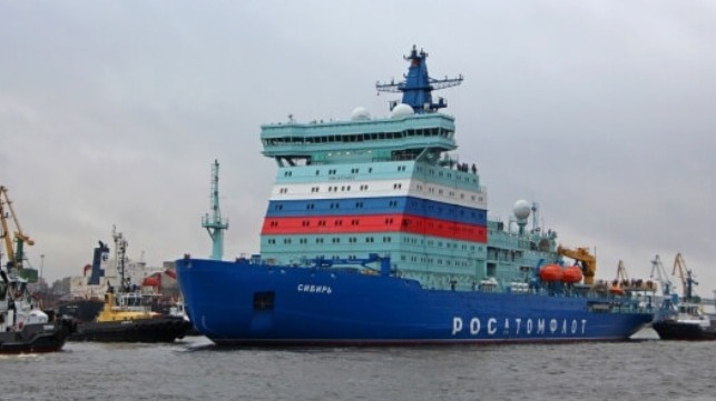 sea trials for Russia's largest, most power nuclear icebreaker