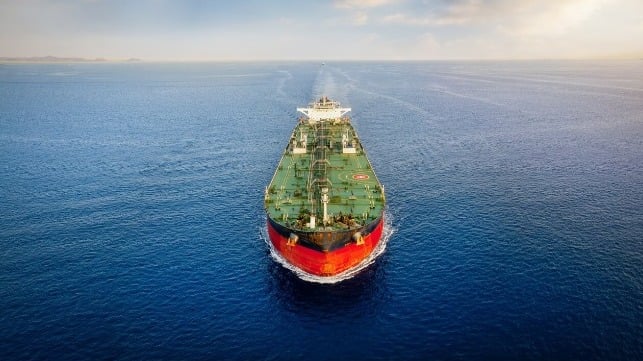 tanker at sea 