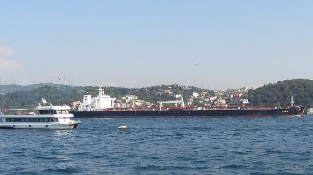 Tanker on the Bosporus