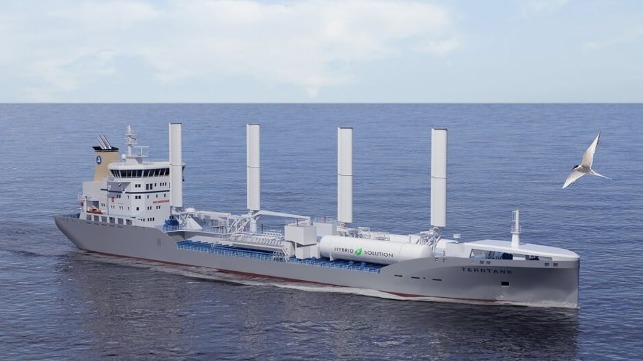 hybrid methanol and wind tankers