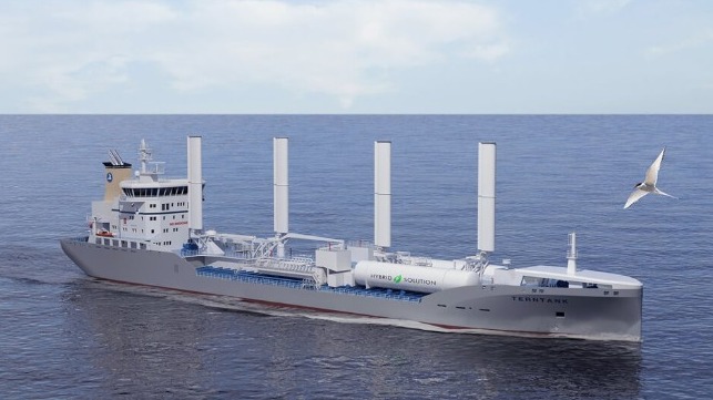 hybrid methanol and wind tankers 