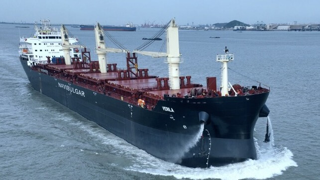 La policía irlandesa arresta a seis personas en una investigación de tráfico de drogas en el barco Navibulgar 1 cocaína incautada a granelero