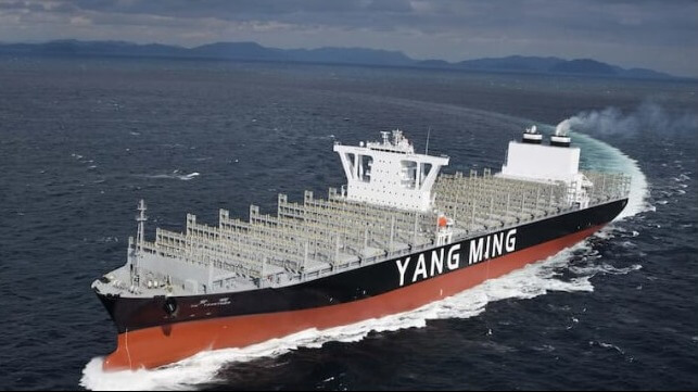 Yang Ming plans first LNG containerships for Taiwan 