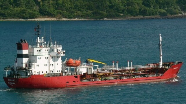 Report: Product Tanker Struck by Cluster Bomb at Port of Ochakov Brentix