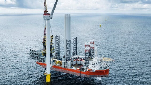 Cadeler wind installation vessel