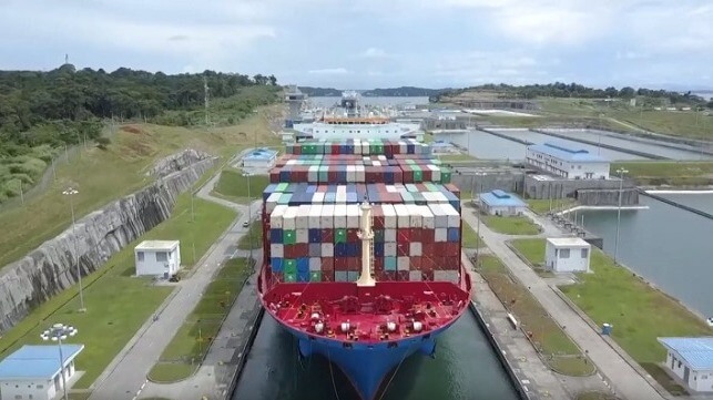 Panama Canal container ship