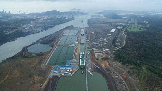 The Panamanian-built New Panama Canal lock system (ACP file image)