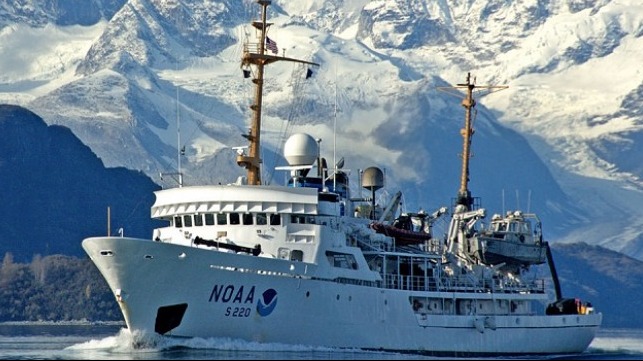 Port side of NOAA Ship Fairweather