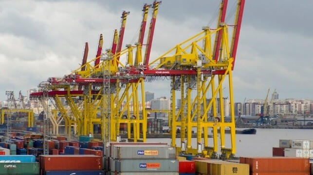 St. Petersburg container terminal