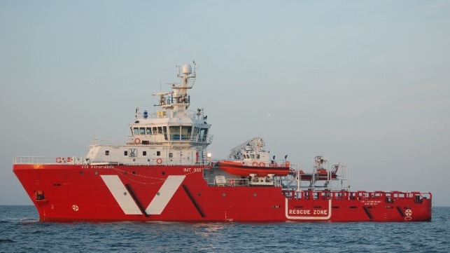 PSV Saves Four From Burning Fishing Vessel rnli