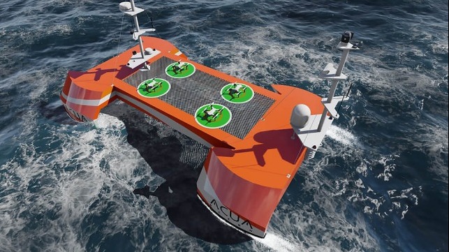 hydrogen powered autonomous surface ship