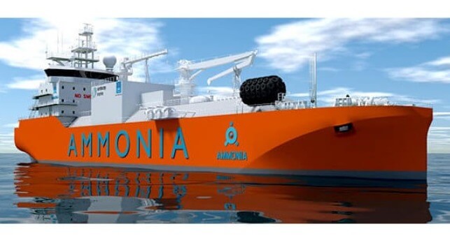 design for ammonia bunker vessel