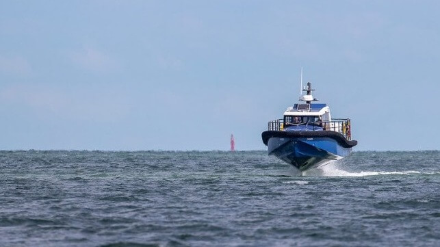 Artemis eFoiler workboat (Courtesy Artemis)