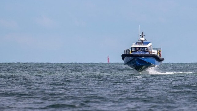 Artemis eFoiler workboat (Courtesy Artemis)